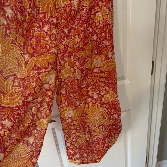 NWT Anthropologie Harem Strapless Woman’s Jumpsuit Size Large💕 - Picture 5 of 7